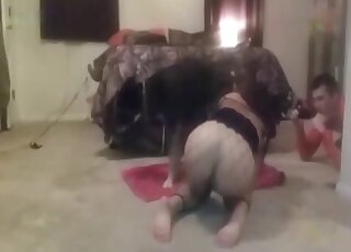 Awesome girl with a shapely ass is going to get screwed brutally