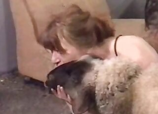 Sheep gets fucked by an older man while being restrained by two