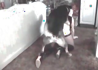 Mature vixen doesn’t mind getting pounded by a horny canine