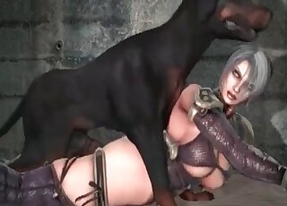 Massive anime dog rams and screws hot cunt of a horny MILF