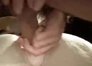 White mare pussy stretched by a big dick zoophile in free porn